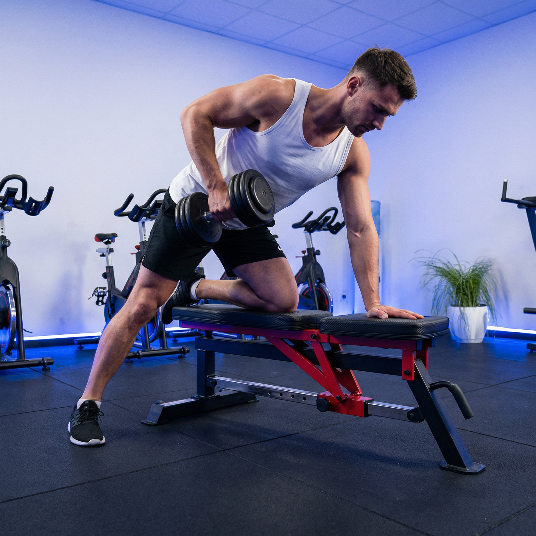 ławka regulowana L5166_HMS wielofunkcyjna